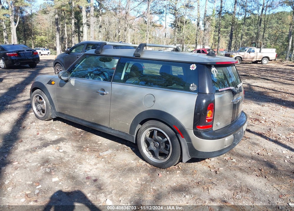 2008 MINI COOPER CLUBMAN VIN: WMWML33538TN67621