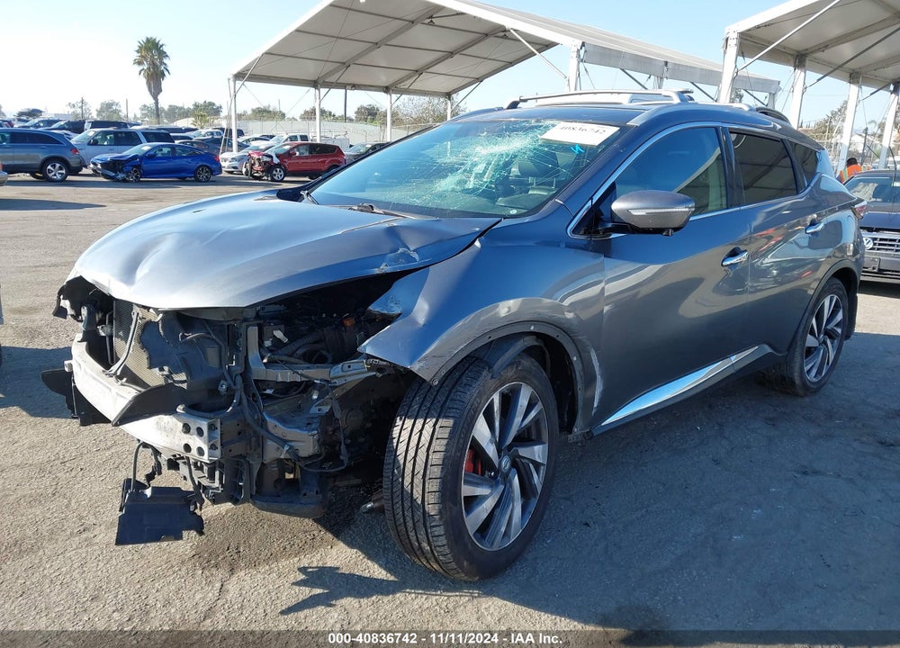 2015 NISSAN MURANO PLATINUM VIN: 5N1AZ2MH4FN252993