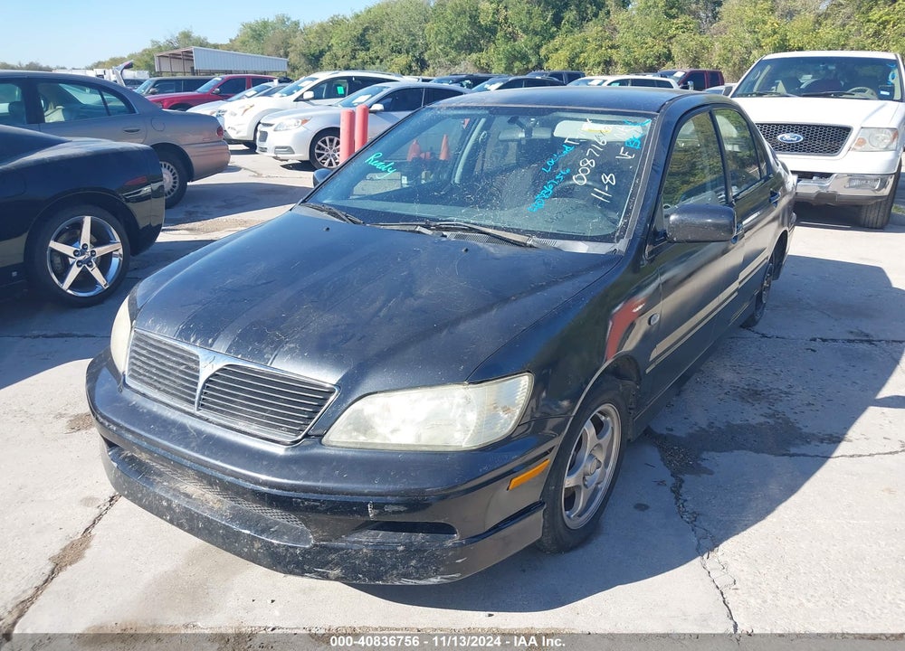 2002 MITSUBISHI LANCER OZ RALLY VIN: JA3AJ86E82U008716