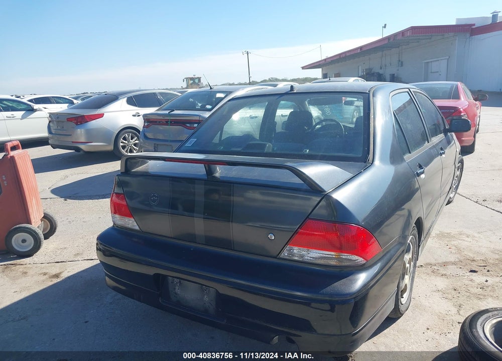 2002 MITSUBISHI LANCER OZ RALLY VIN: JA3AJ86E82U008716
