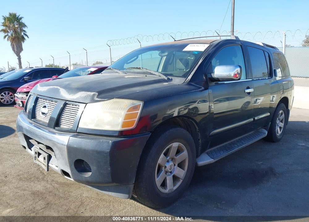 2004 NISSAN PATHFINDER ARMADA SE VIN: 5N1AA08A54N729677