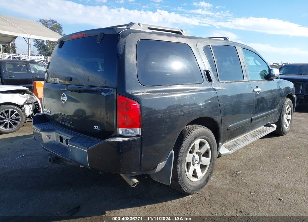 2004 NISSAN PATHFINDER ARMADA SE VIN: 5N1AA08A54N729677