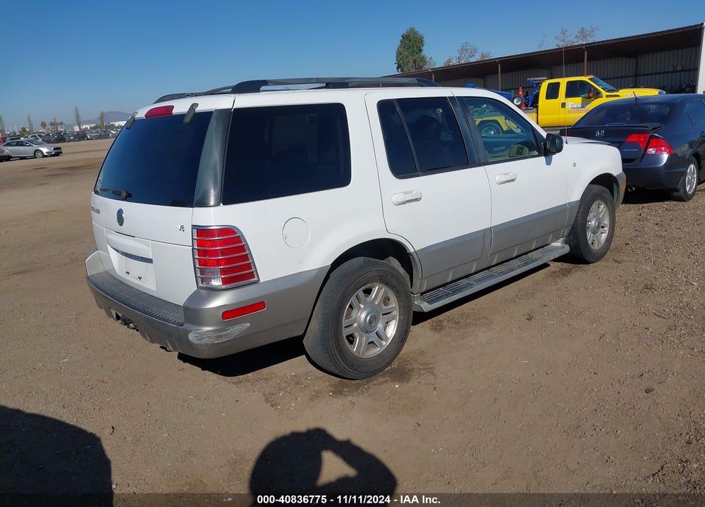 2003 MERCURY MOUNTAINEER VIN: 4M2ZU66W63ZJ45435