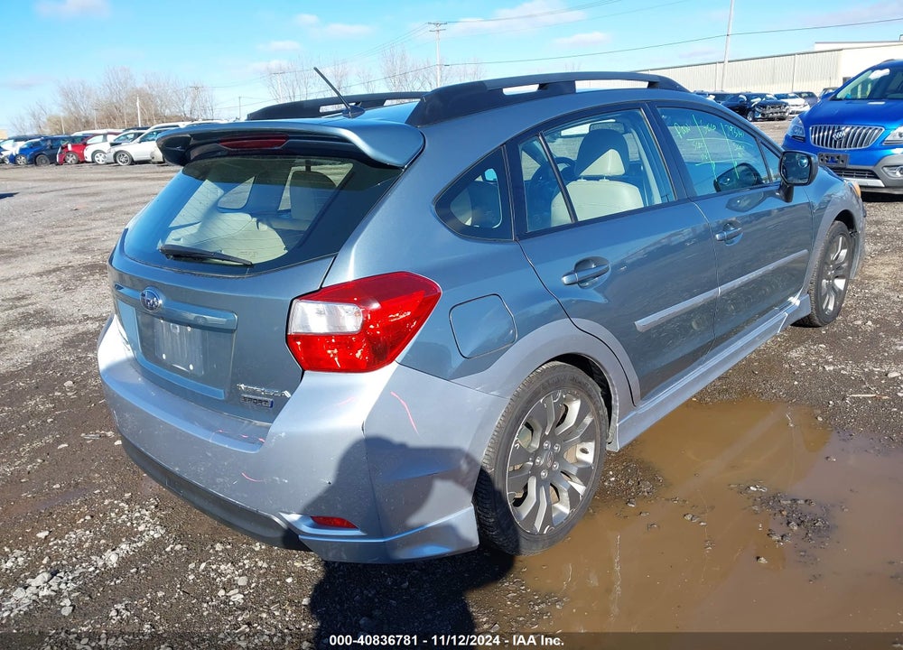 2012 SUBARU IMPREZA 2.0I SPORT LIMITED VIN: JF1GPAR67CH204555