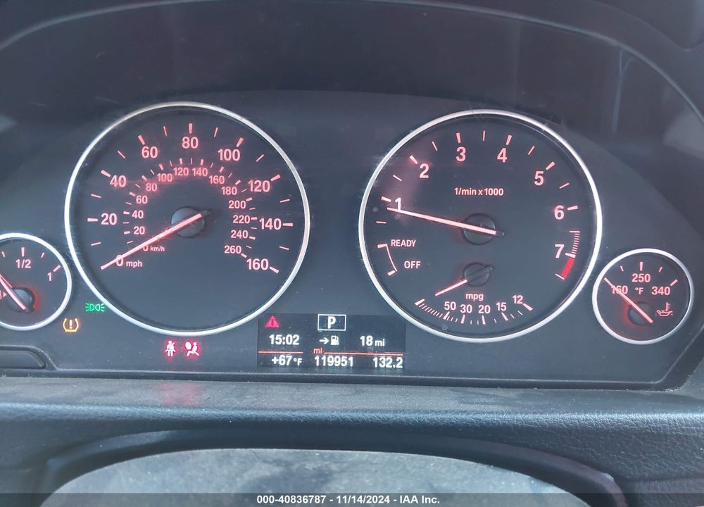 2014 BMW 320I VIN: WBA3B1C56EK132922
