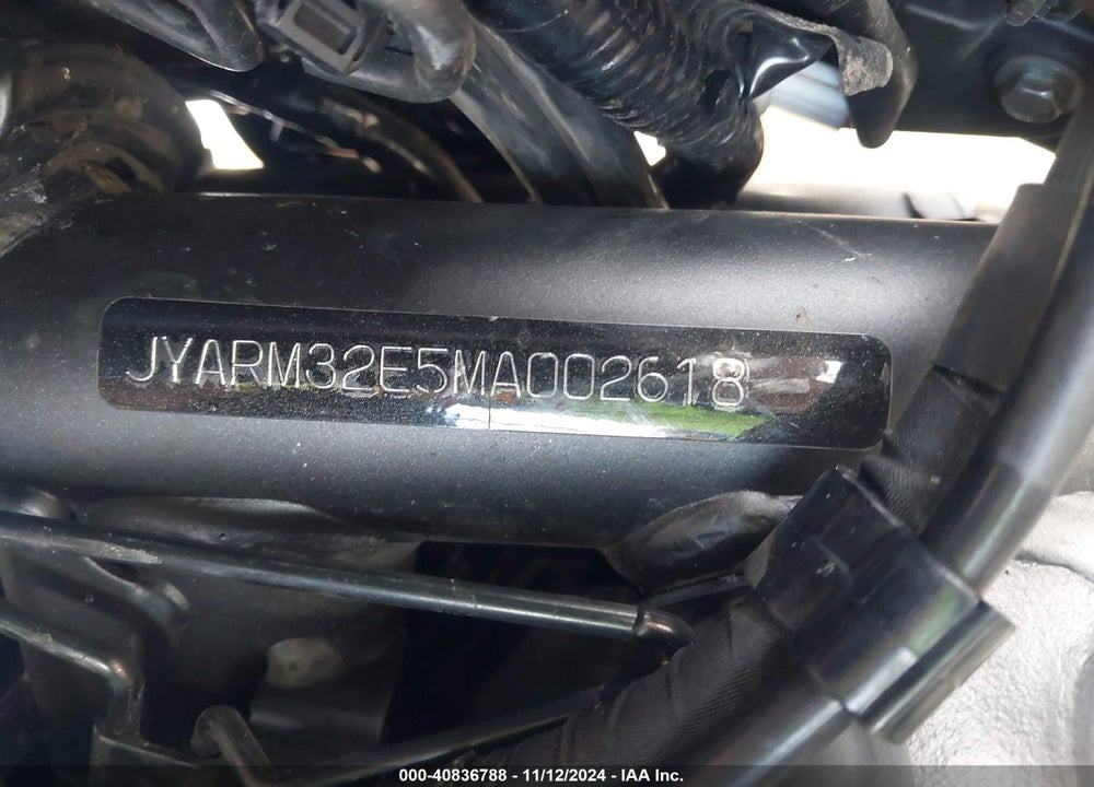 2021 YAMAHA MT07 VIN: JYARM32E5MA002618