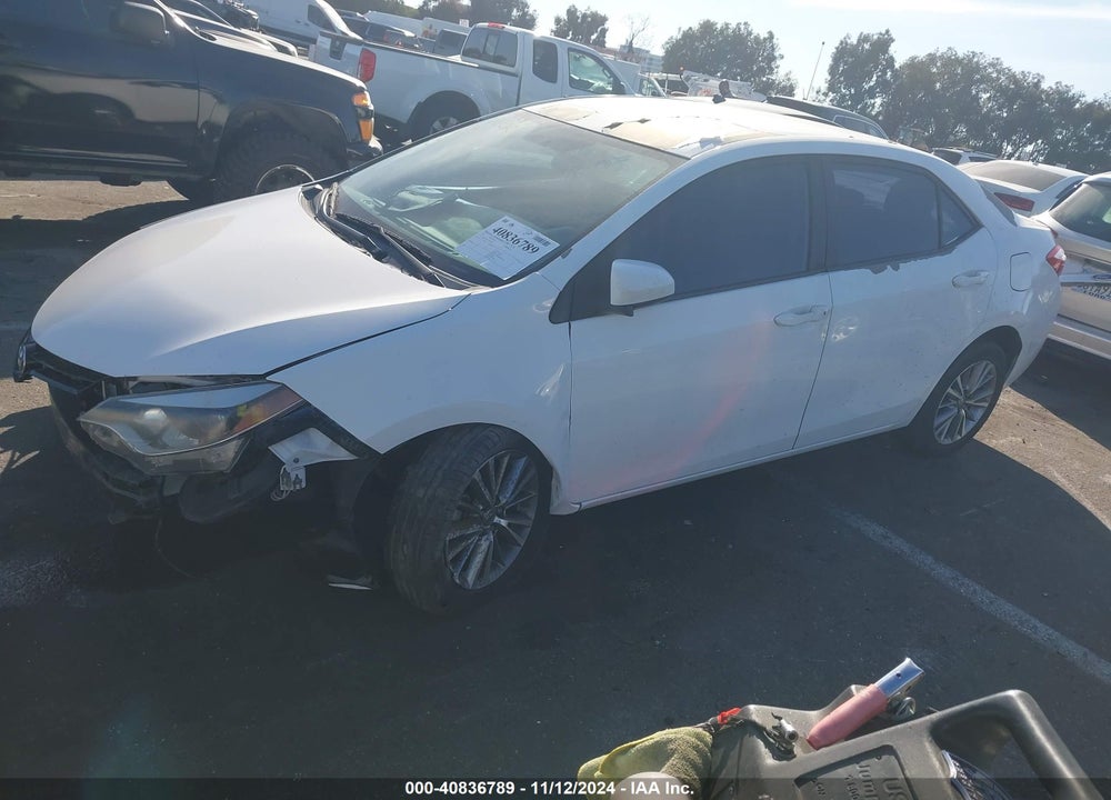 2014 TOYOTA COROLLA LE PLUS VIN: 5YFBURHE6EP010546
