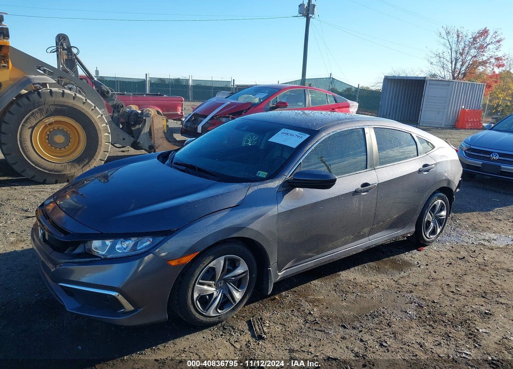2020 HONDA CIVIC LX VIN: 19XFC2F66LE001402