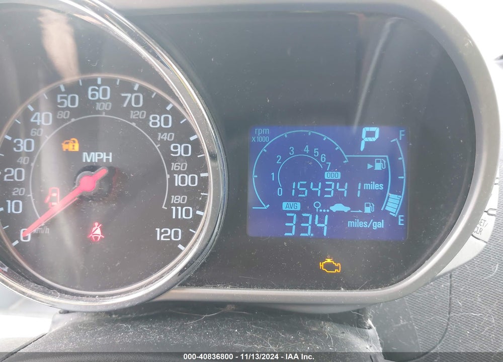 2013 CHEVROLET SPARK 1LT AUTO VIN: KL8CD6S9XDC526388