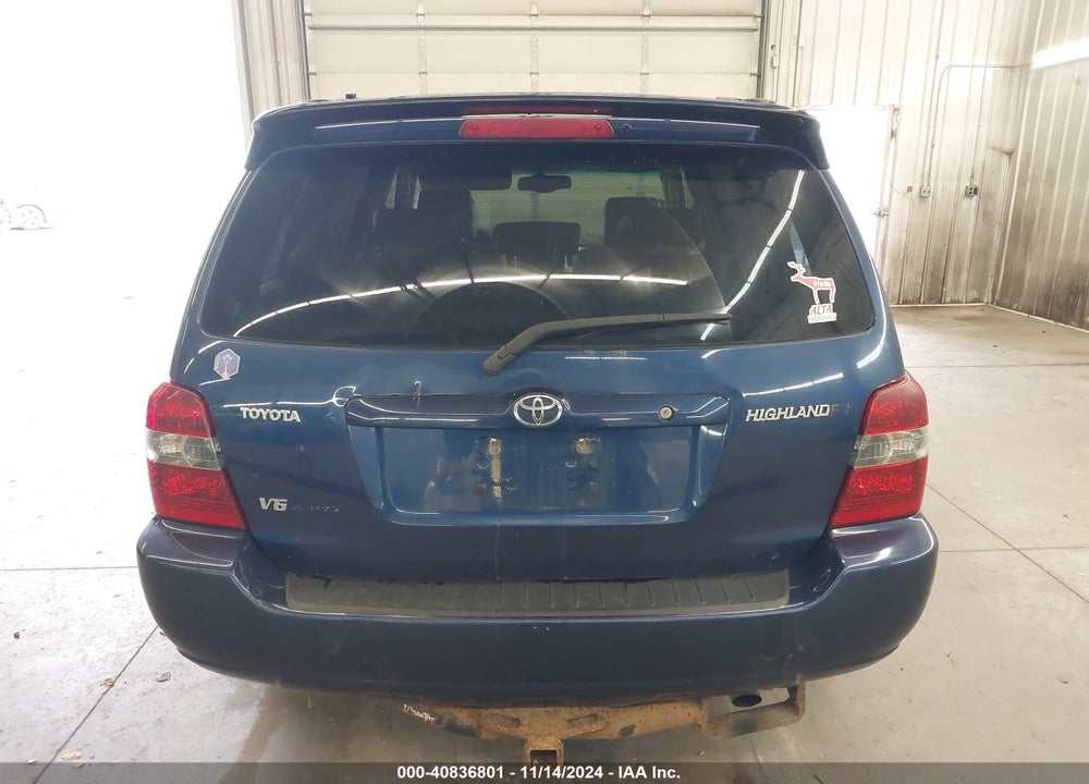 2004 TOYOTA HIGHLANDER LIMITED V6 VIN: JTEEP21A640031310