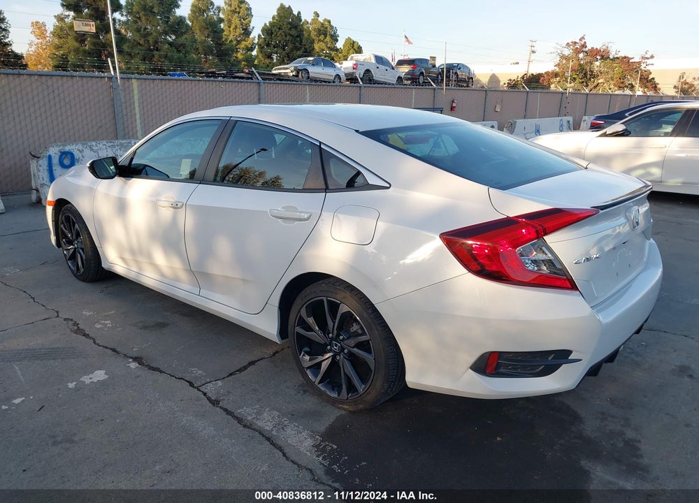 2021 HONDA CIVIC SPORT VIN: 2HGFC2F83MH509657