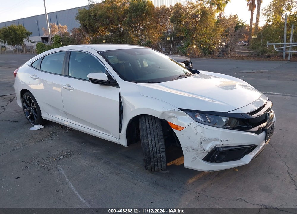2021 HONDA CIVIC SPORT VIN: 2HGFC2F83MH509657