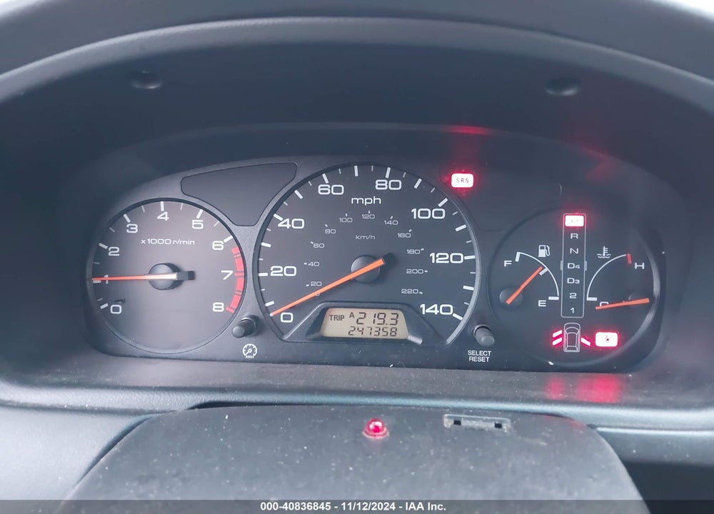 2000 HONDA ODYSSEY EX VIN: 2HKRL186XYH502266