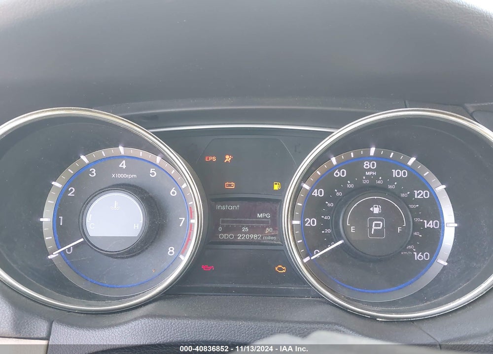 2011 HYUNDAI SONATA GLS VIN: 5NPEB4ACXBH279074