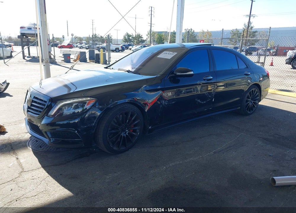 2015 MERCEDES-BENZ S 550 VIN: WDDUG8CB1FA135750