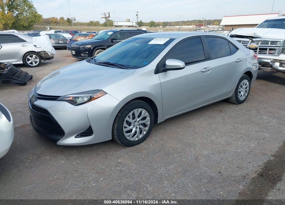 2019 TOYOTA COROLLA LE VIN: 5YFBURHE0KP876545