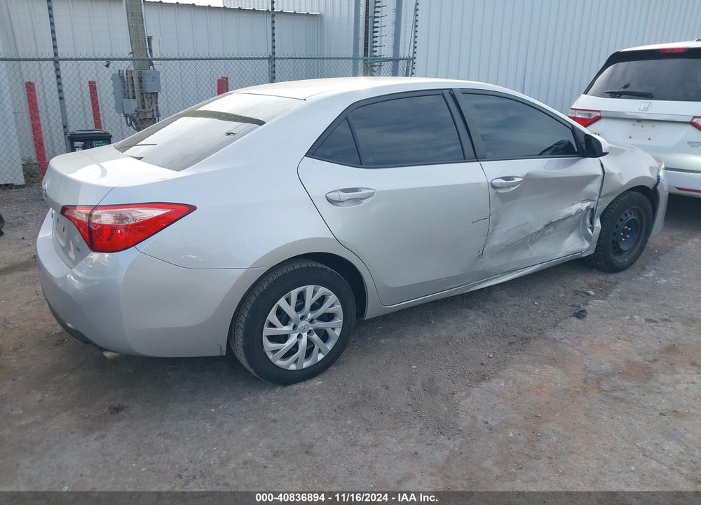2019 TOYOTA COROLLA LE VIN: 5YFBURHE0KP876545