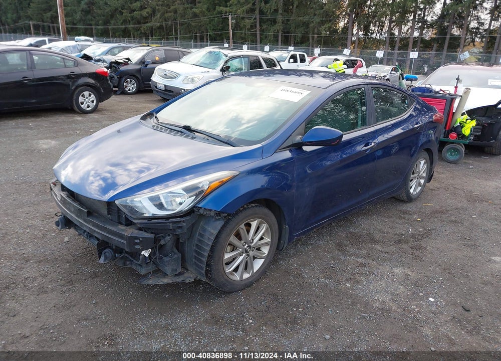 2015 HYUNDAI ELANTRA SE VIN: 5NPDH4AE2FH559685