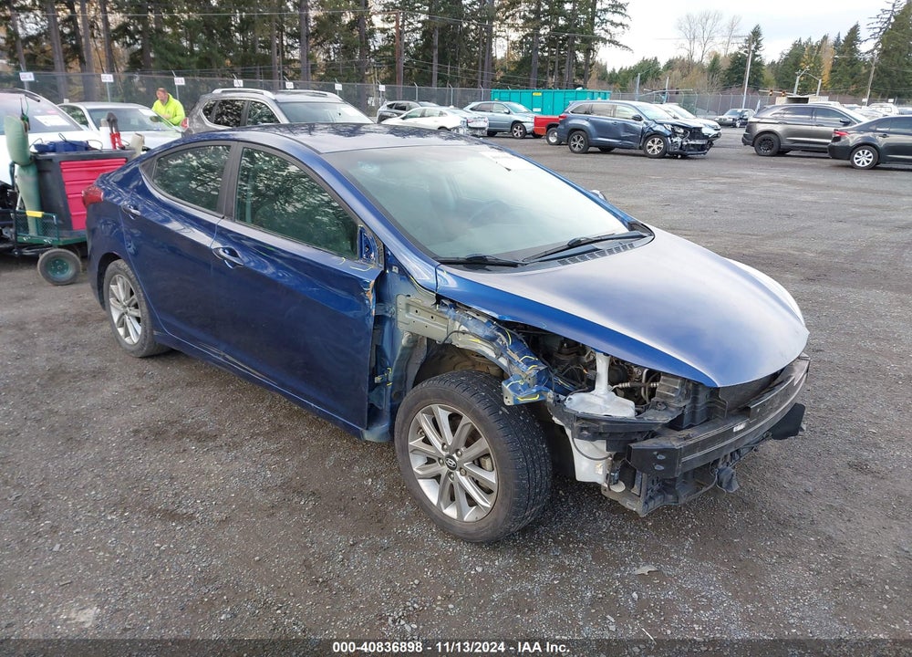 2015 HYUNDAI ELANTRA SE VIN: 5NPDH4AE2FH559685