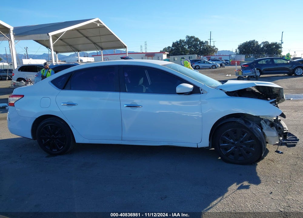 2015 NISSAN SENTRA S VIN: 3N1AB7AP8FY367927