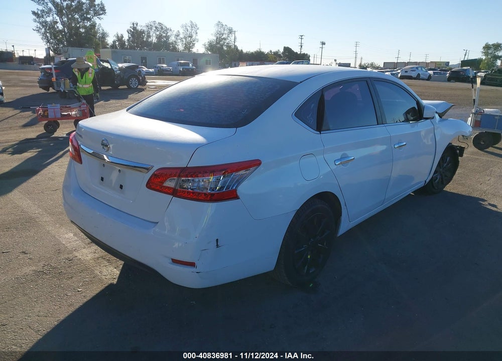 2015 NISSAN SENTRA S VIN: 3N1AB7AP8FY367927
