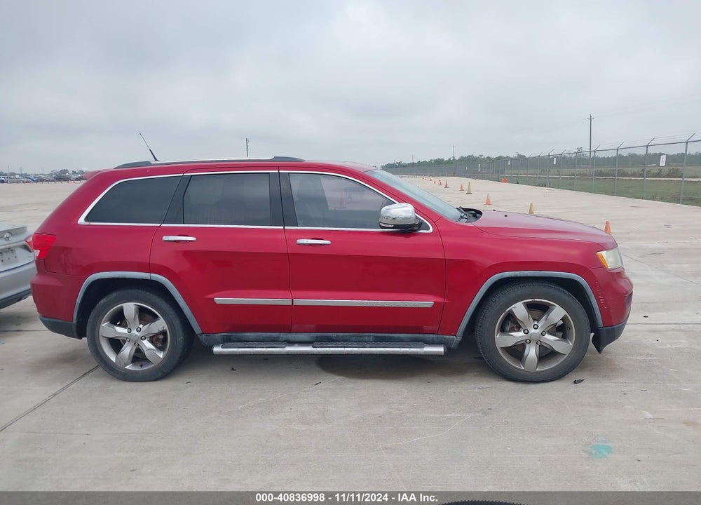 2011 JEEP GRAND CHEROKEE OVERLAND VIN: 1J4RS6GG9BC516991