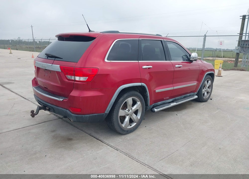 2011 JEEP GRAND CHEROKEE OVERLAND VIN: 1J4RS6GG9BC516991