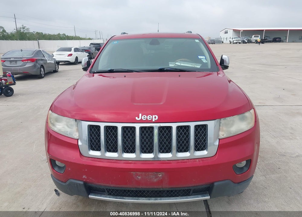 2011 JEEP GRAND CHEROKEE OVERLAND VIN: 1J4RS6GG9BC516991
