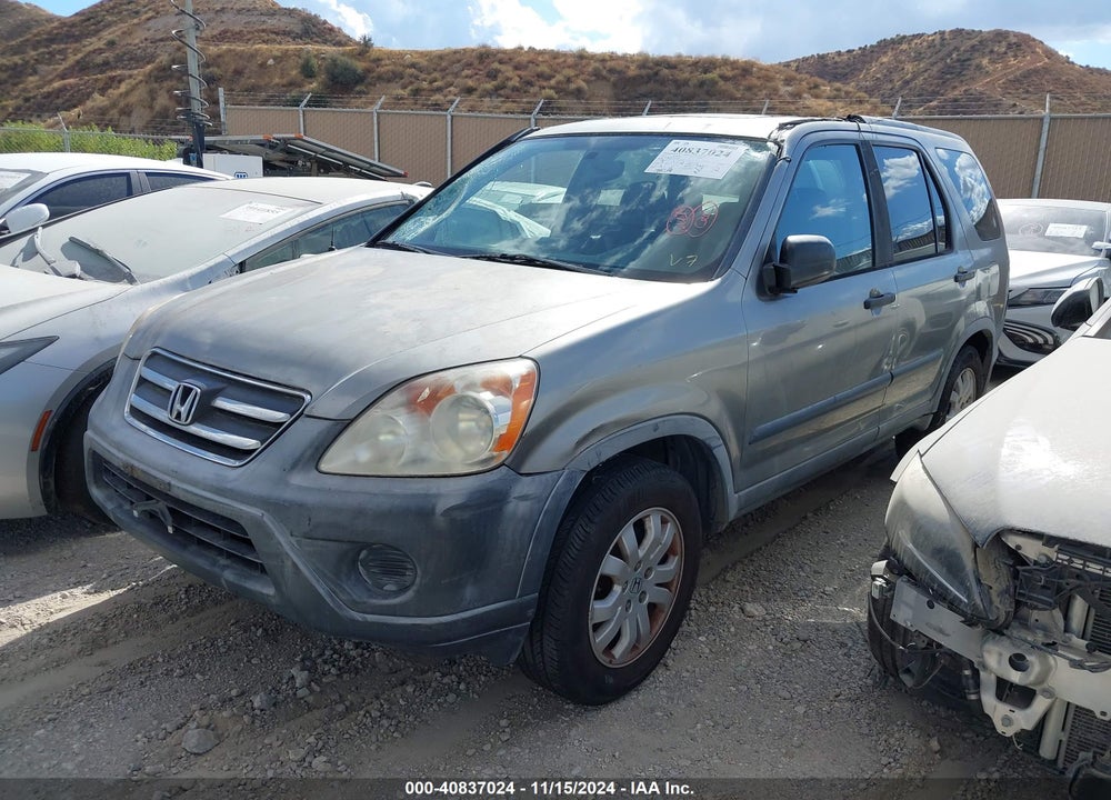 2005 HONDA CR-V EX VIN: JHLRD78875C063989