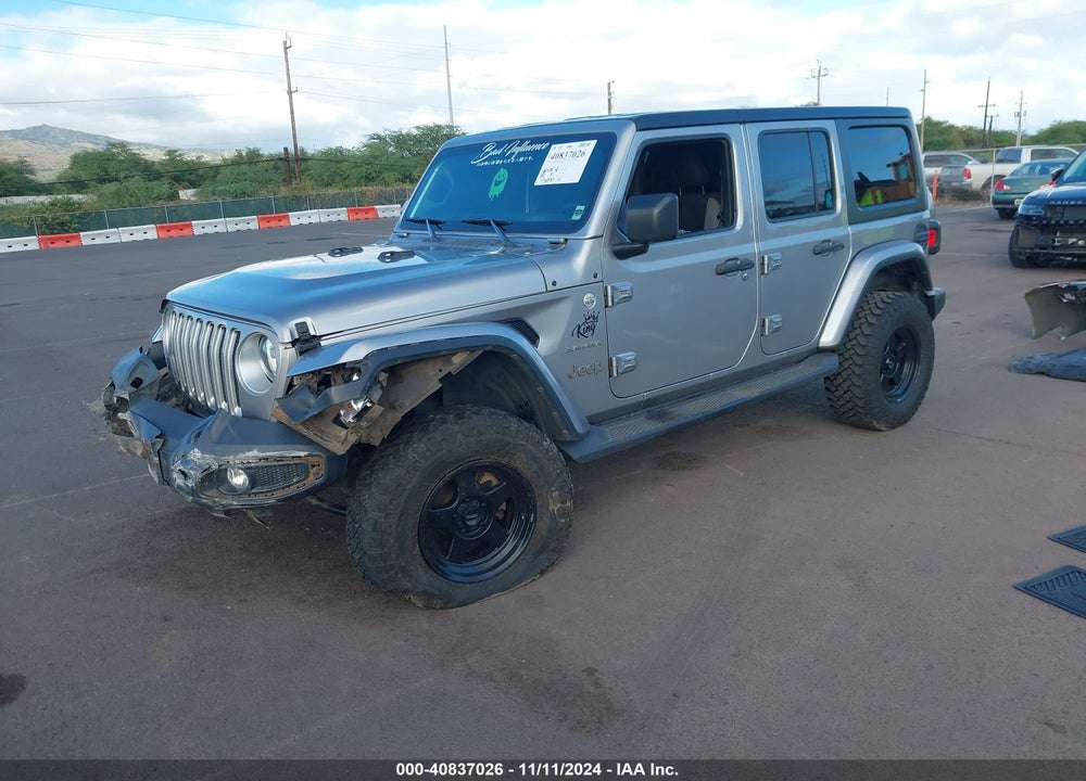 2020 JEEP WRANGLER UNLIMITED SAHARA 4X4 VIN: 1C4HJXEN2LW127850