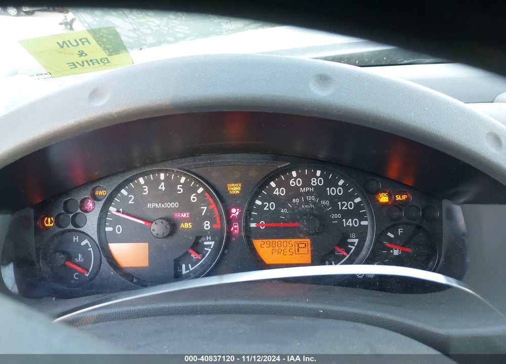 2011 NISSAN FRONTIER SV VIN: 1N6AD0EVXBC447480
