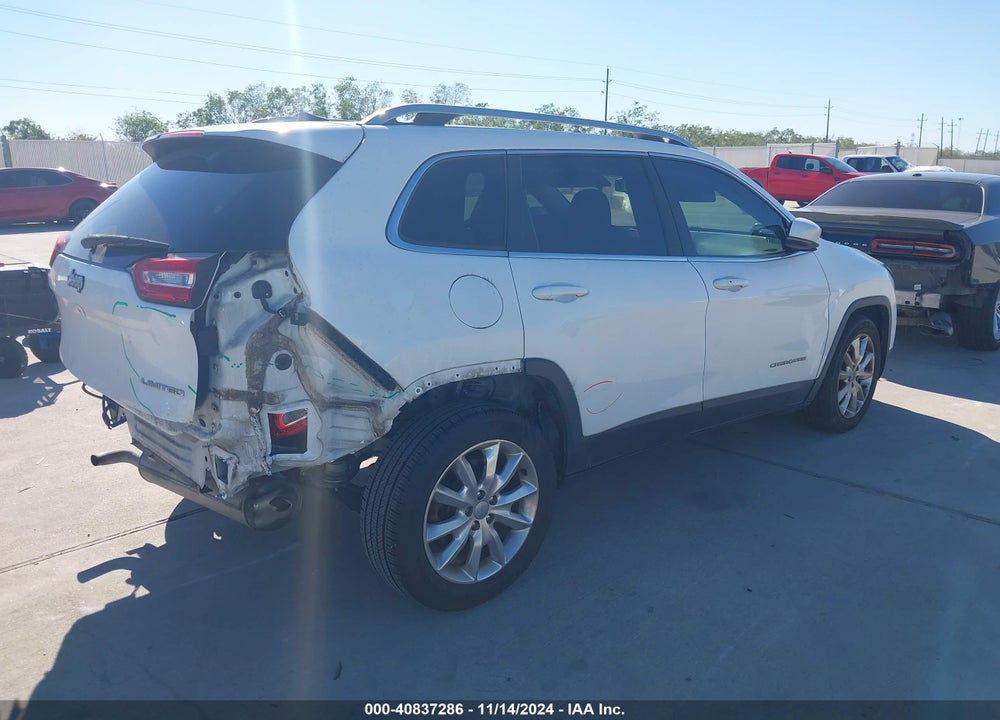 2016 JEEP CHEROKEE LIMITED VIN: 1C4PJLDS8GW149529