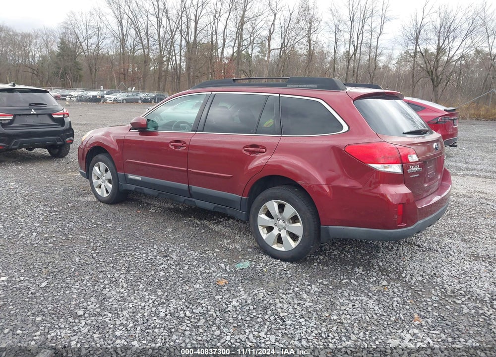 2012 SUBARU OUTBACK 2.5I PREMIUM VIN: 4S4BRBCC7C3276139