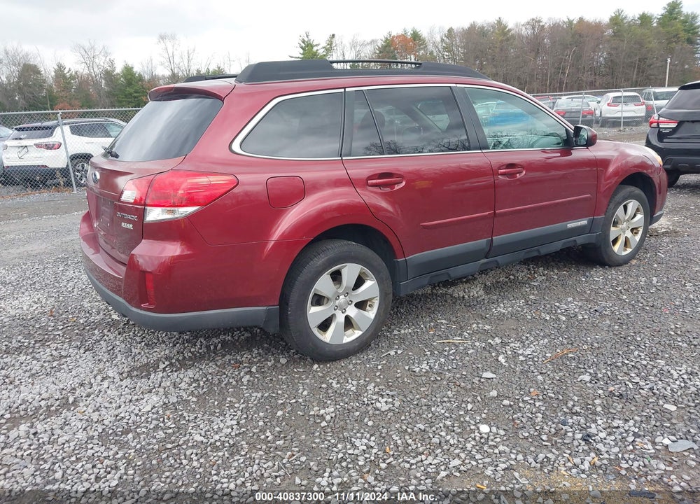 2012 SUBARU OUTBACK 2.5I PREMIUM VIN: 4S4BRBCC7C3276139