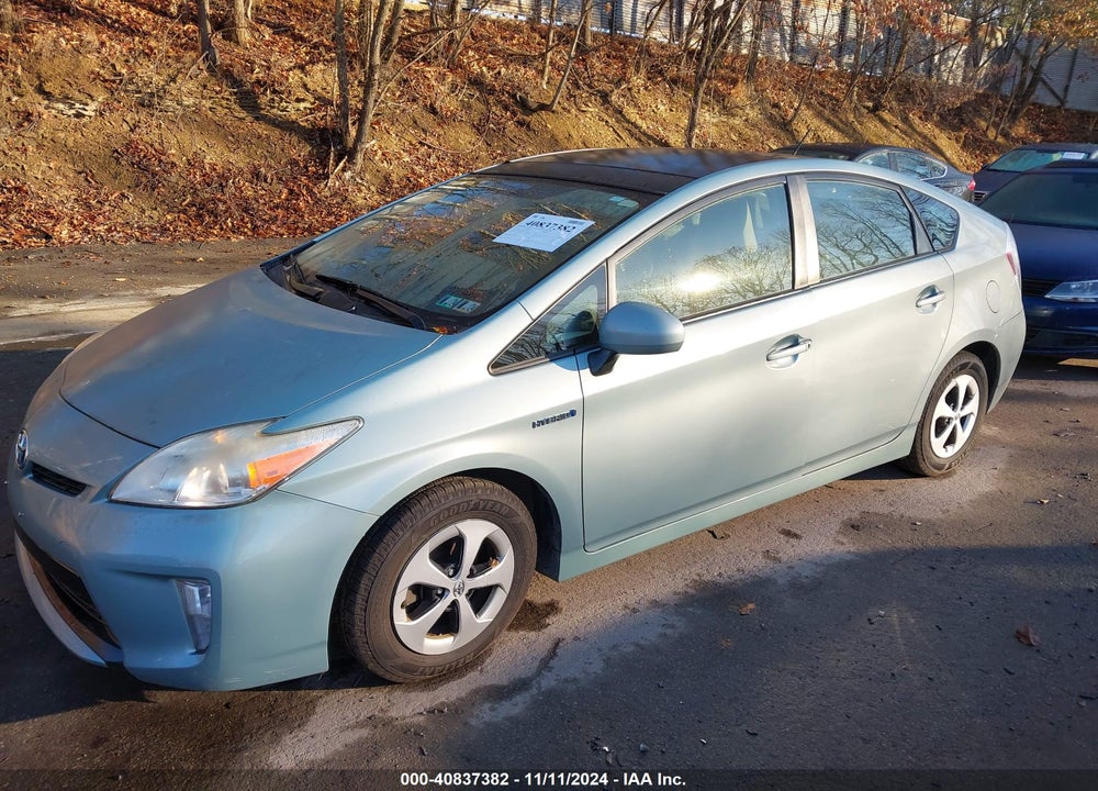 2013 TOYOTA PRIUS THREE VIN: JTDKN3DU8D1733857