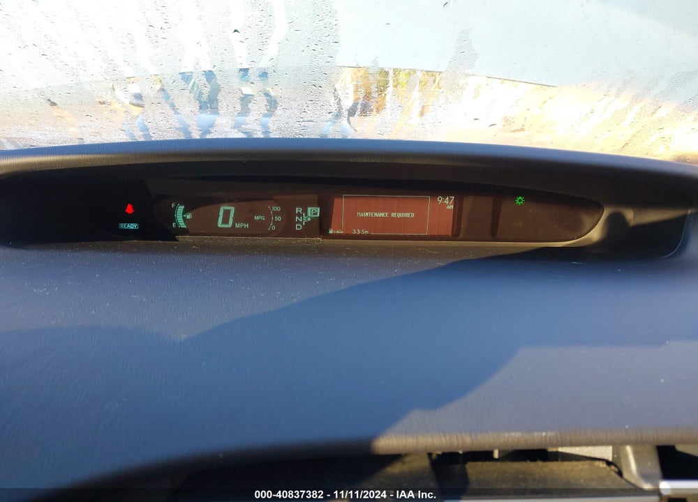 2013 TOYOTA PRIUS THREE VIN: JTDKN3DU8D1733857