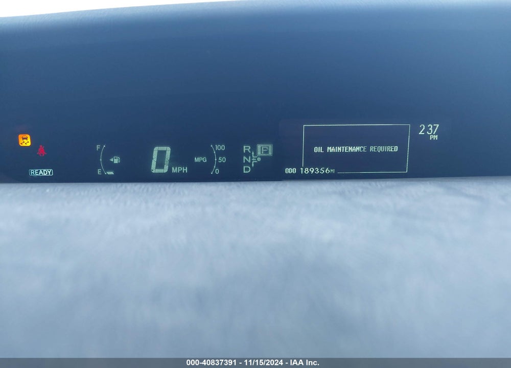 2011 TOYOTA PRIUS TWO VIN: JTDKN3DU4B1454967
