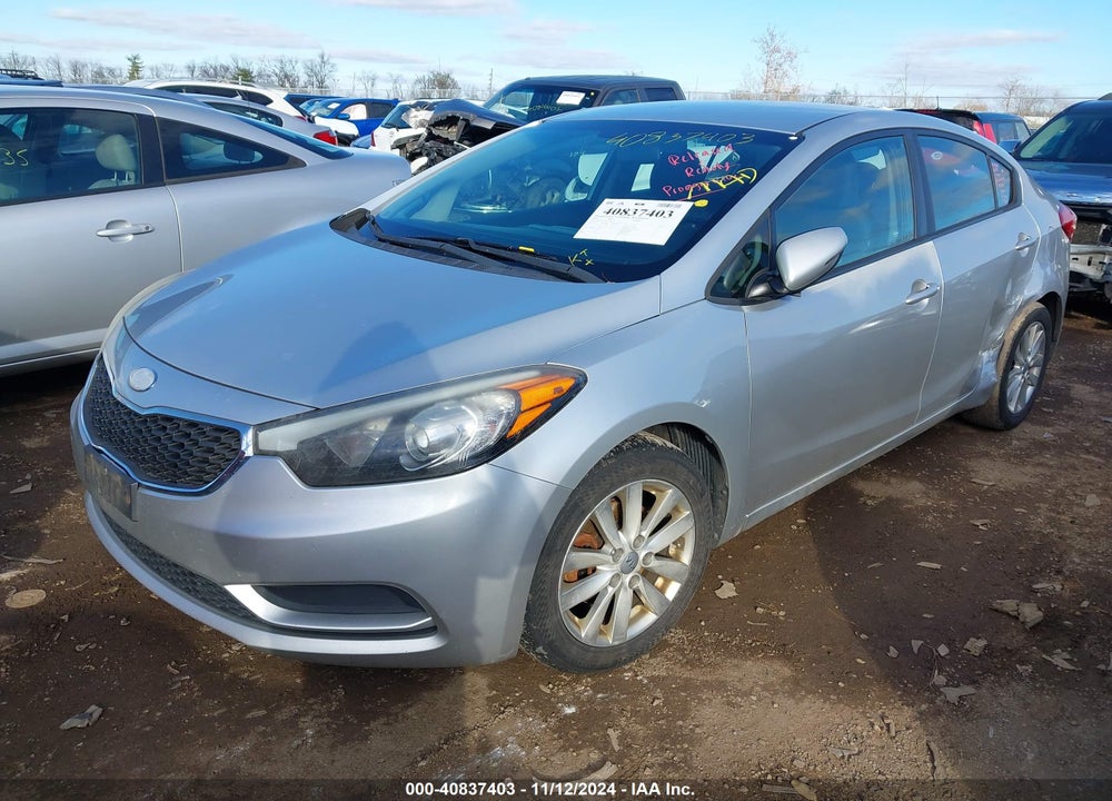 2014 KIA FORTE LX VIN: KNAFX4A64E5125378
