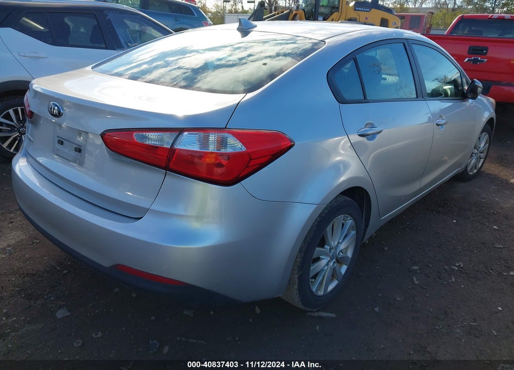 2014 KIA FORTE LX VIN: KNAFX4A64E5125378
