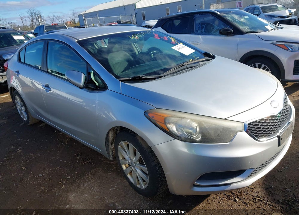 2014 KIA FORTE LX VIN: KNAFX4A64E5125378