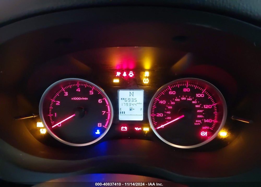 2015 SUBARU FORESTER 2.5I VIN: JF2SJAAC6FH536113