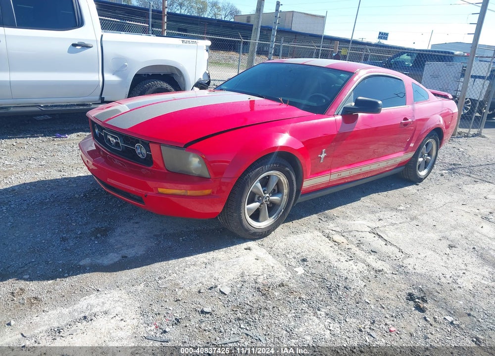 2006 FORD MUSTANG V6 VIN: 1ZVHT80N165162166