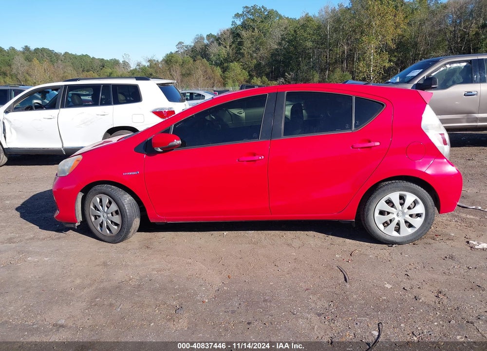 2013 TOYOTA PRIUS C ONE VIN: JTDKDTB35D1542121