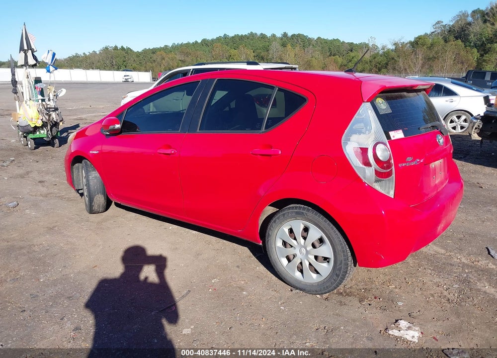 2013 TOYOTA PRIUS C ONE VIN: JTDKDTB35D1542121