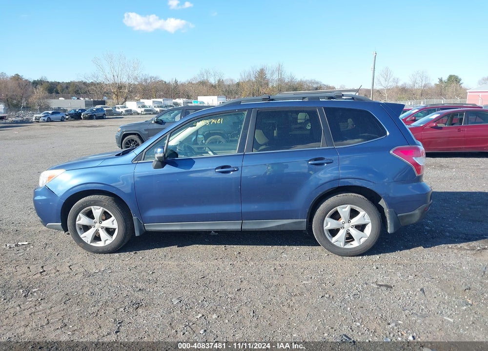 2014 SUBARU FORESTER 2.5I TOURING VIN: JF2SJAPC2EH517581
