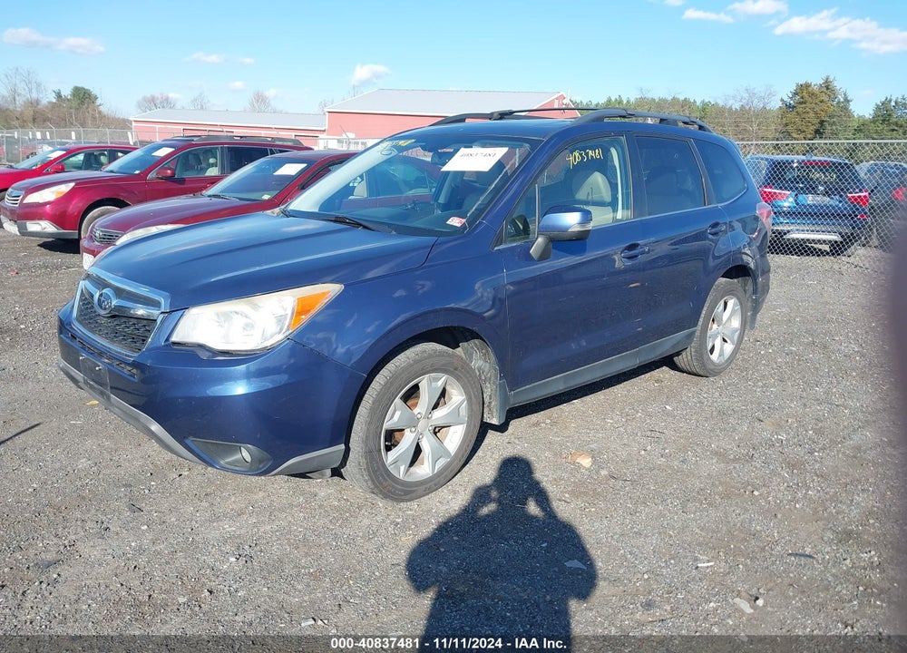 2014 SUBARU FORESTER 2.5I TOURING VIN: JF2SJAPC2EH517581