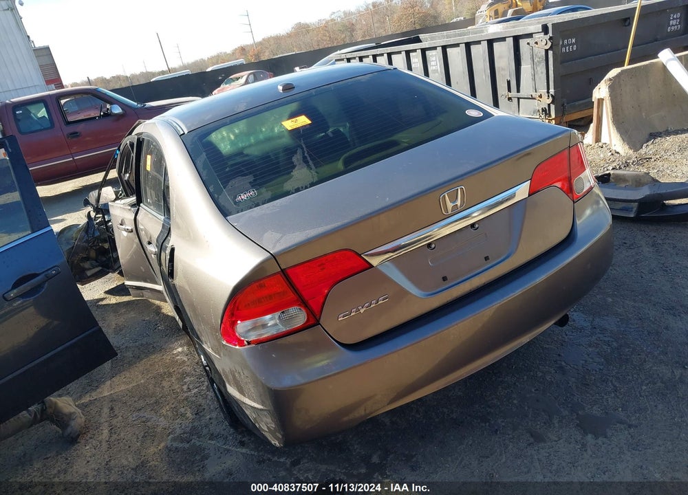 2009 HONDA CIVIC EX-L VIN: 1HGFA16939L003412