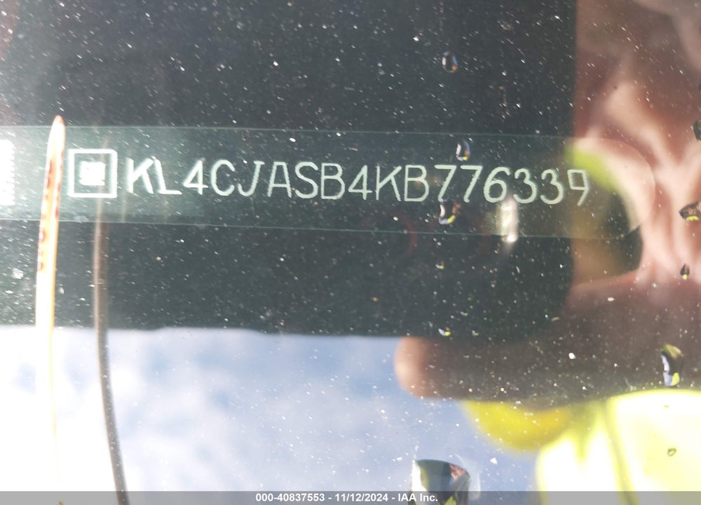 2019 BUICK ENCORE FWD PREFERRED VIN: KL4CJASB4KB776339