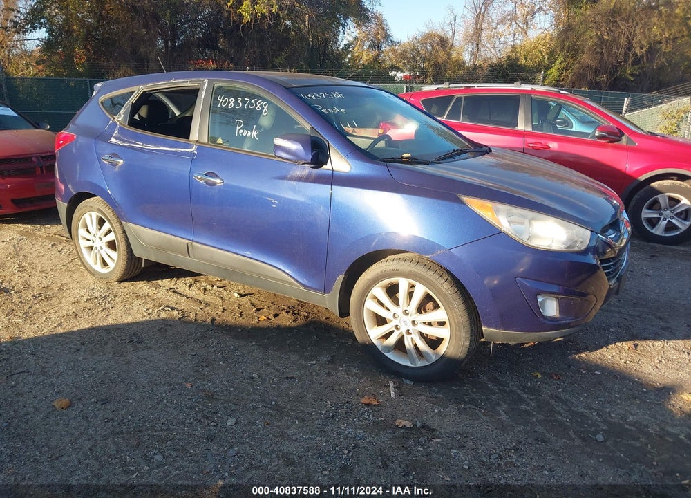 2013 HYUNDAI TUCSON LIMITED VIN: KM8JU3AC0DU671360