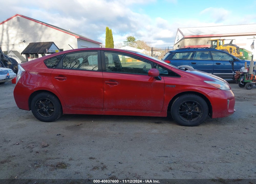 2013 TOYOTA PRIUS THREE VIN: JTDKN3DU5D0343286